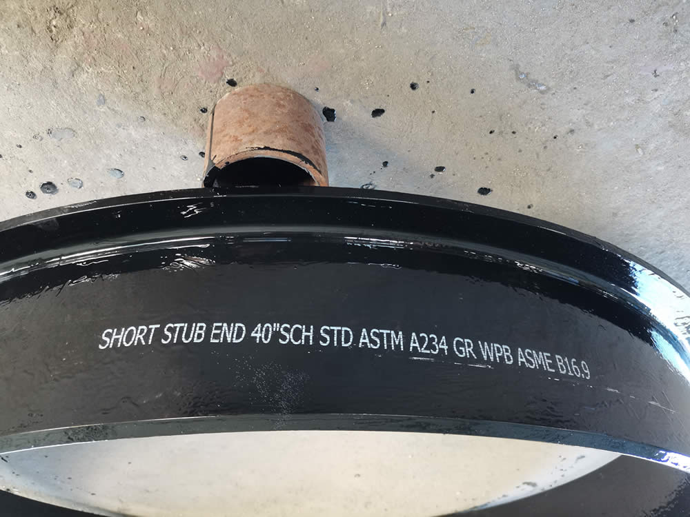 Short stub end 40inch SCH STD ASTM A234 Gr WPB ASME B16.9