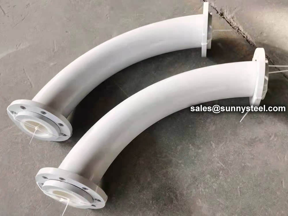 Ceramic Sleeve Lined Pipe Bend