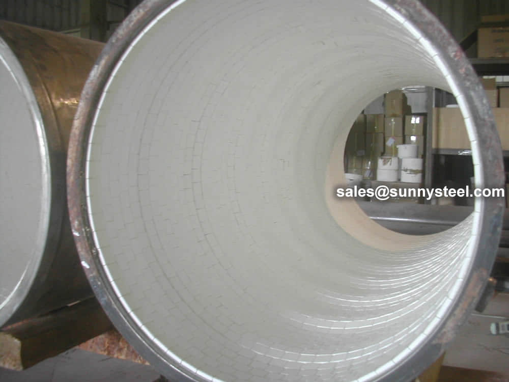 Large Diameter Ceramic Tiled Lined pipe