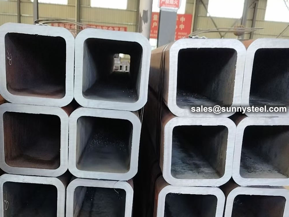 Large diameter thick wall rectangular tubes