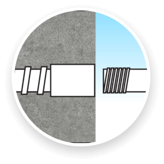 Rebar continuity for cast in place concrete