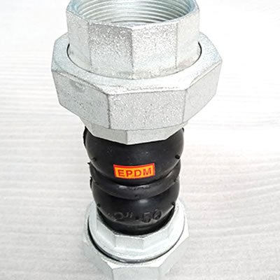 Thread rubber expansion joint